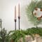 Hello Honey 10" Khaki Seasonal Silhouette Tree Shaped Taper Candles, 2ct.